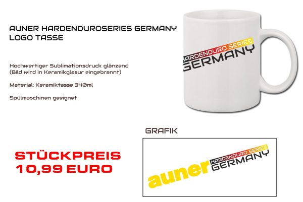 AUNER HARDENDUROSERIES GERMANY LOGO TASSE 2025